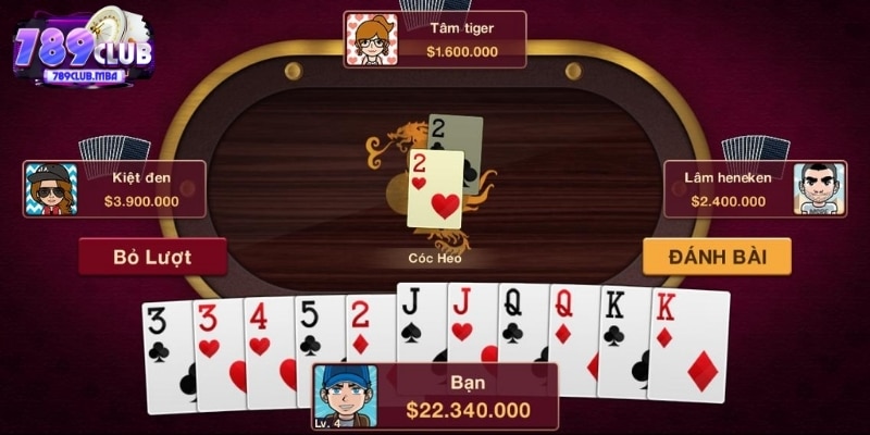Ăn trắng đảm bảo thắng lớn trong ván đấu tiến lên